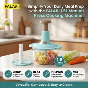 Multi funtion grinder Hand pushing cooker Food meat vegetable chopper