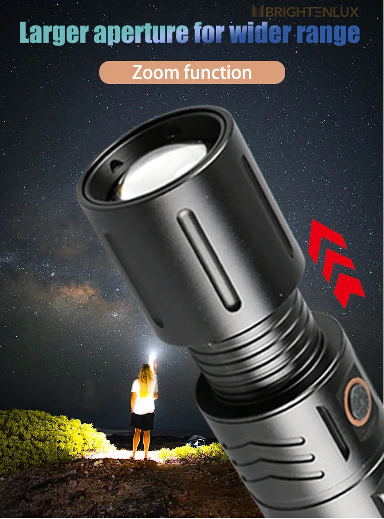Brightenlux-USB-Rechargeable-Emergency-LED-Torch-Light-Lithium-Battery-Ipx6-Waterproof-Strong-LED-Flashlight
